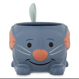 Disney Parks Mug And Spoon Remy's Ratatouille Adventure Mouse Coffee NWT
